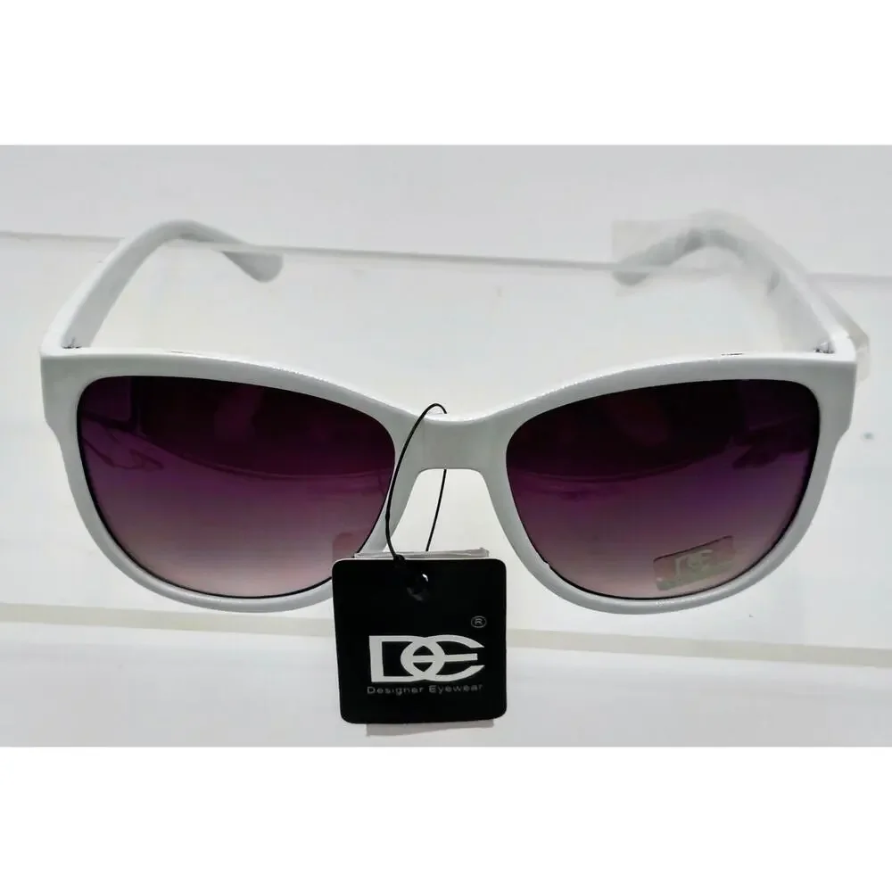 603 white sunglasses with purple